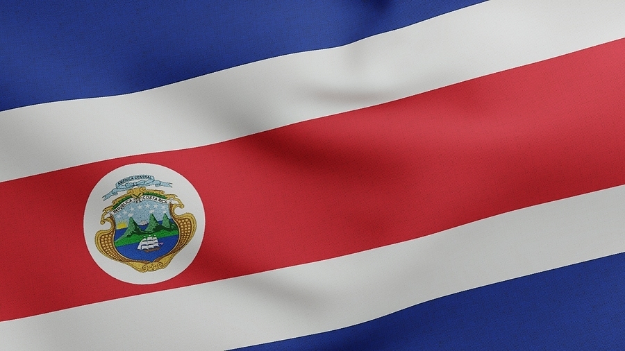 National Flag Of Costa Rica 