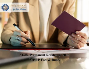 Malta Permanent Residency 2026 MPRP Fees & Rules