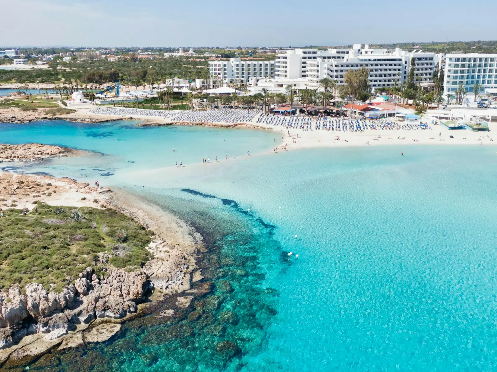 Beach and turquoise bay at Ayia Napa, Cyprus – Cyprus Golden Visa
