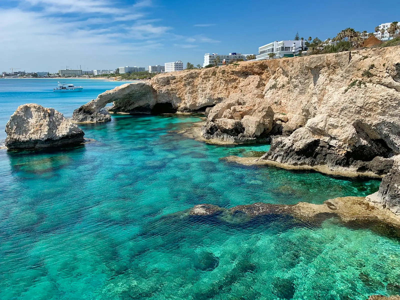 Sea caves and coastline at Ayia Napa, Cyprus – Cyprus Golden Visa