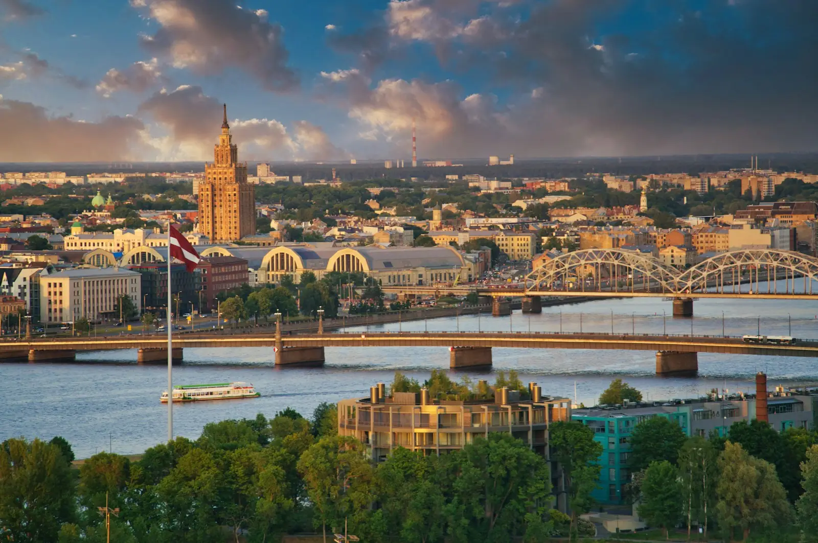 Stone Bridge over the Daugava, Riga, Latvia – Latvia Golden Visa