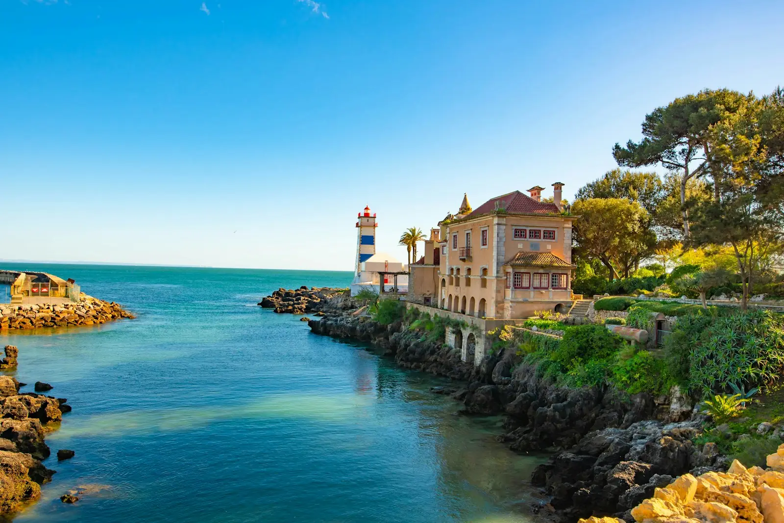 Coastline and villa at Cascais, Portugal – Portugal Immigration