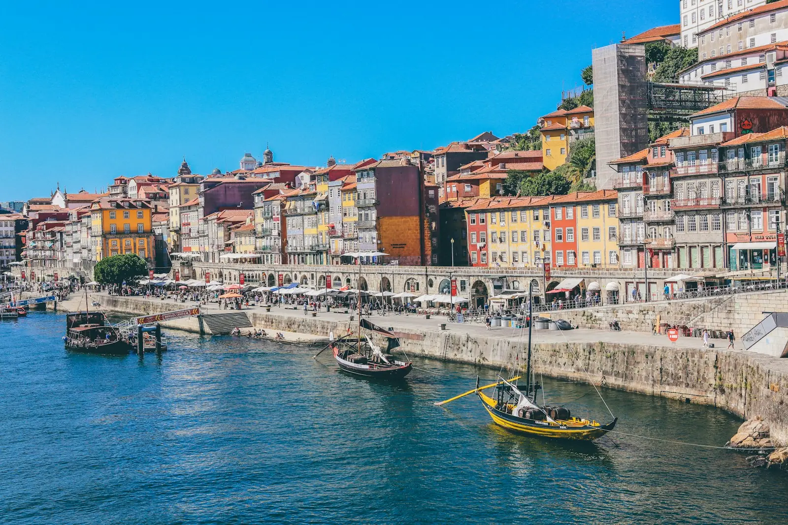 The Ribeira district on the Douro river, Porto, Portugal – Portugal Immigration