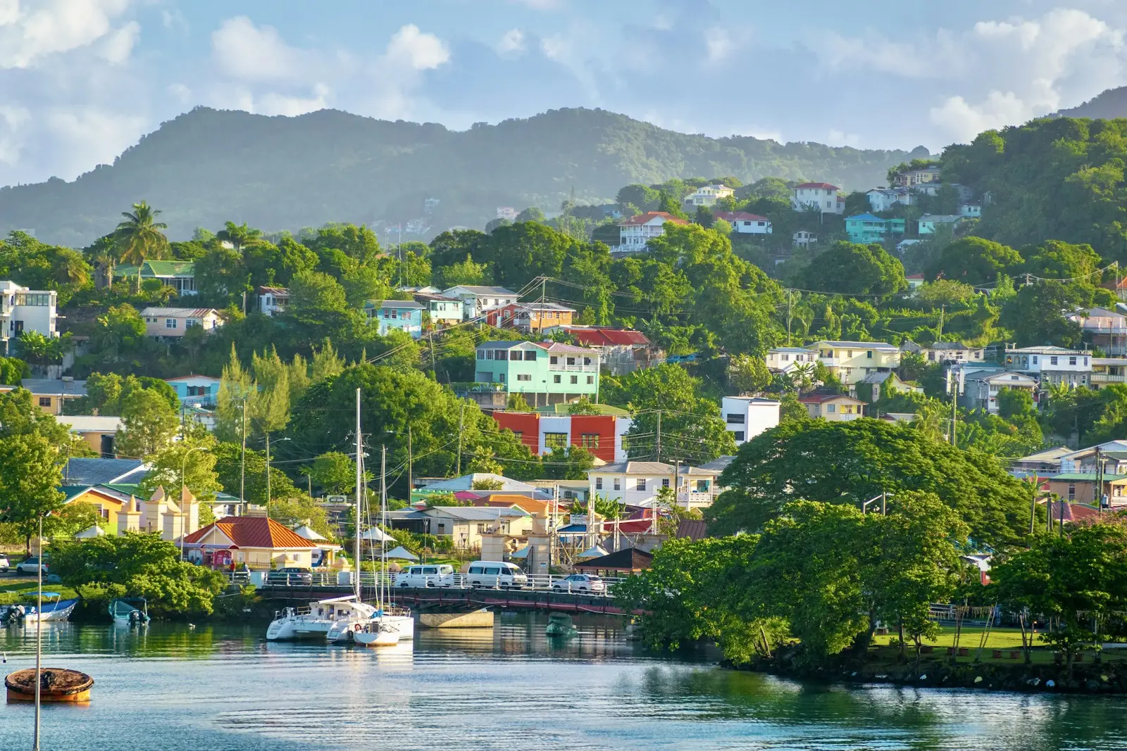 Hillside homes and marina near Castries, St Lucia – St Lucia Citizenship by Investment