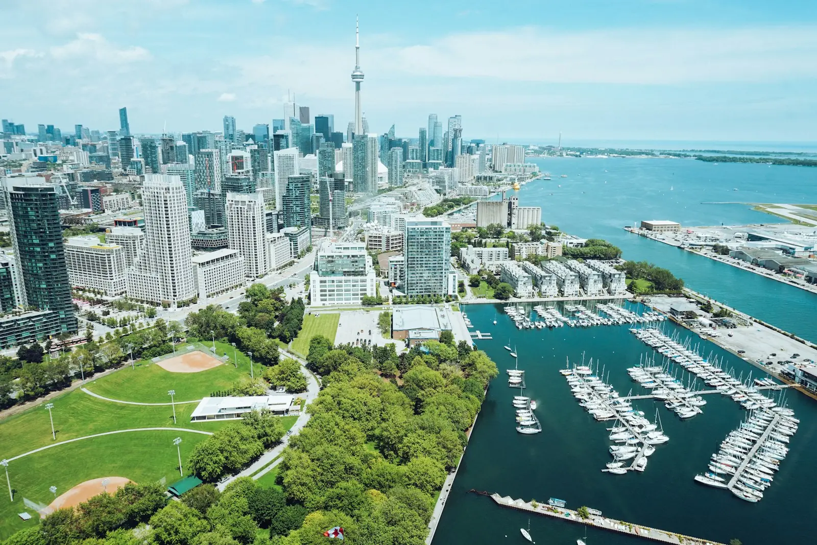 Harbourfront parks and marina in Toronto – Childbirth in Canada