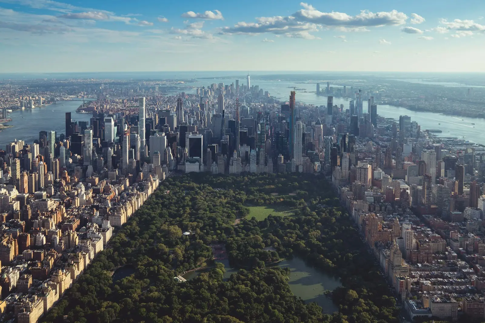 Central Park and Manhattan from above, New York – United States Residency by Investment