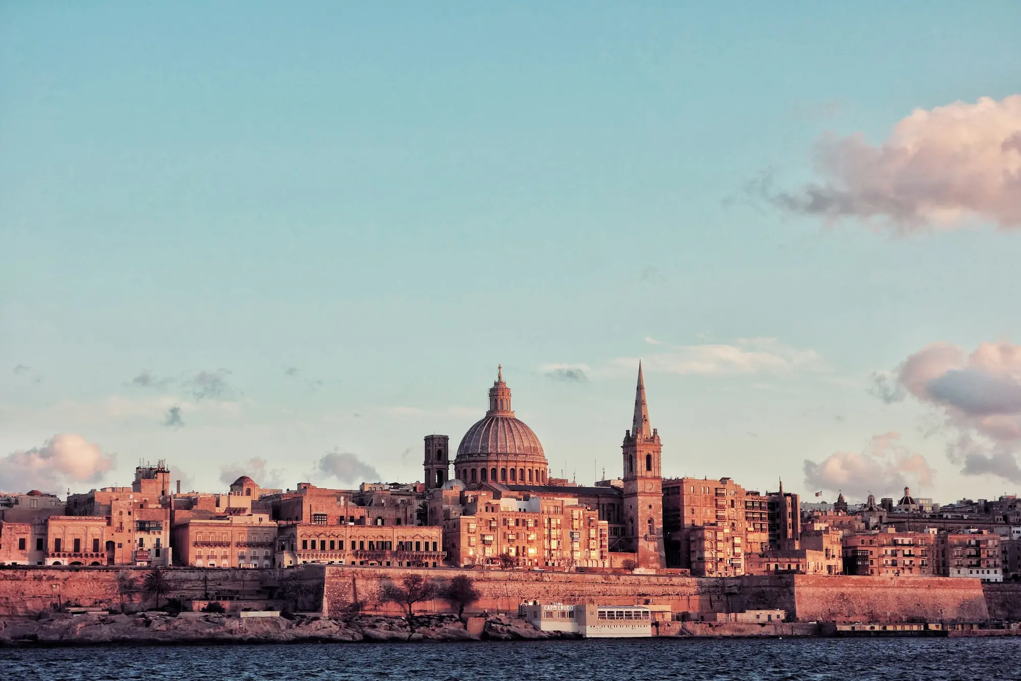 Valletta, Malta, on the water – Malta Permanent Residency Program