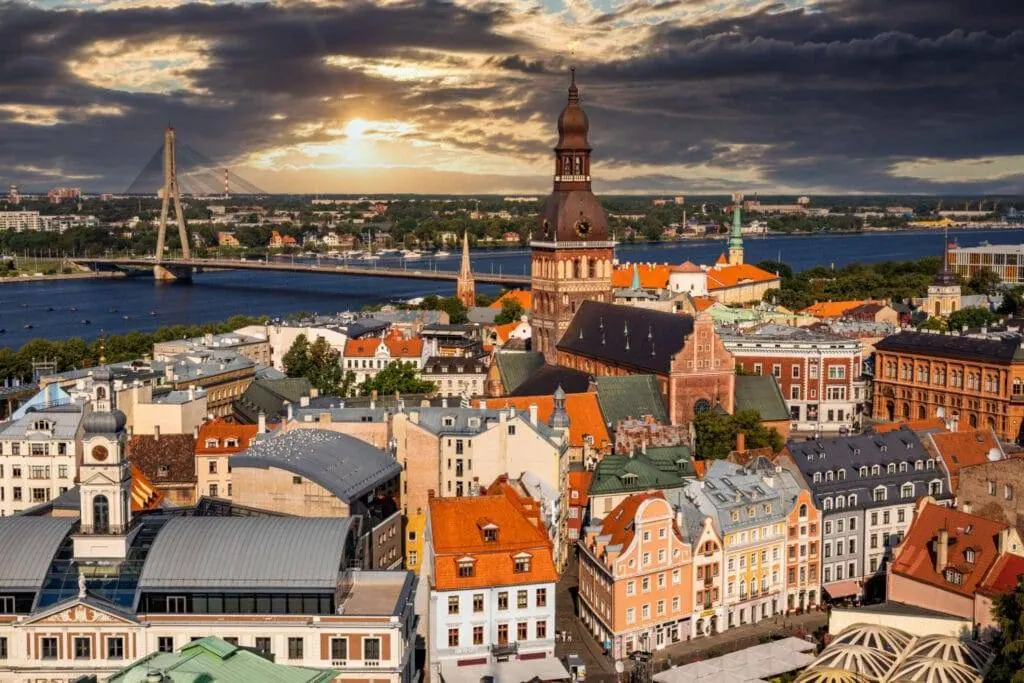 Old town rooftops of Riga, Latvia Old town rooftops of Riga, Latvia